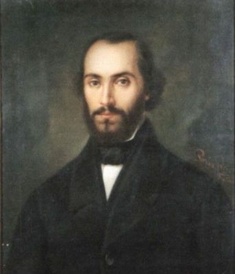 pictură de șevalet - Tattarescu, Gheorghe; Portretul lui Nicolae Bălcescu