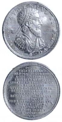 Medalie dedicată împăratului Eugeniu