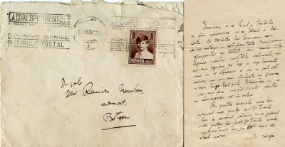 Iorga, Nicolae; Scrisoare semnată de Nicolae Iorga, datată 27 mai 1929
