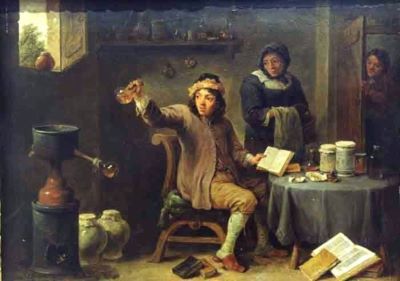 pictură - Teniers, David cel Tânăr; Consultația