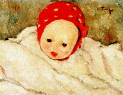 pictură de șevalet - Tonitza, Nicolae; Cap de copil