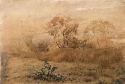 pictură - Sperlich, Emil; Peisaj de toamnă