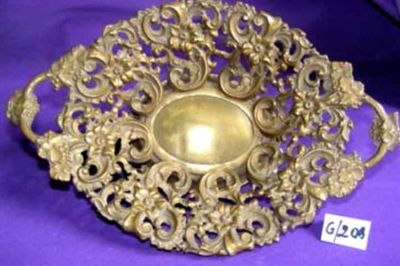 coș decorativ de formă ovală