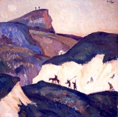 pictură - Tonitza, Nicolae; Peisaj la Balcic