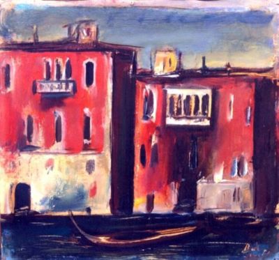 pictură - Baba, Corneliu; Peisaj venețian