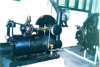 Masschinenfabrik Oerlikon; mașină cu aburi compactă cu generator de aburi