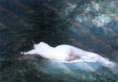 pictură - Grigorescu, Nicolae; Nimfă dormind