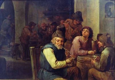 pictură - Teniers, David cel Tânăr; Cârciumă olandeză