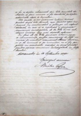 scrisoare - Popea, Nicolae; Episcopul diecezan Nicolae Popea către administratorul protopresbiterial din Oravița