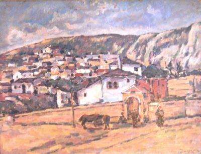 pictură - Dărăscu, Nicolae; Vedere din Balcic