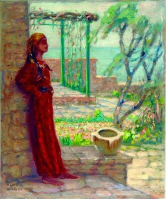 pictură de șevalet - Loghi, Kimon; Nud