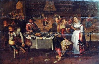 pictură - Veredael, Peter; Petrecere