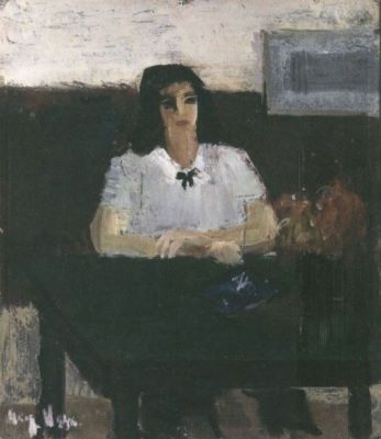 pictură - Vânătoru, Gheorghe; Portret de femeie
