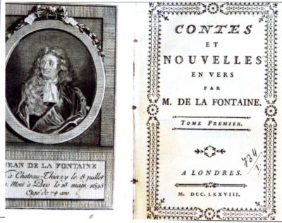 carte - La Fontaine, Jean de; Contes et nouvelles en vers par M. De La Fontaine