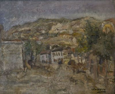 pictură de șevalet - Grigorescu, Lucian; Peisaj din Balcic