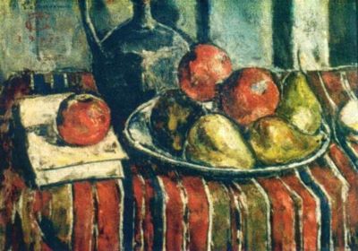 pictură - Petrașcu, Gheorghe; Natură statică cu mere