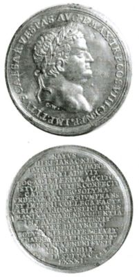 Medalie dedicată împăratului Titus