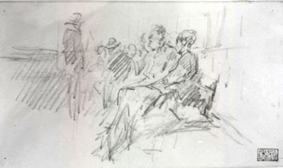 grafică - Grigorescu, Nicolae; Grup de figuri