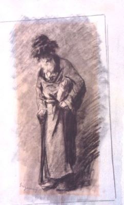 desen - Grigorescu, Nicolae; Un evreu bătrân