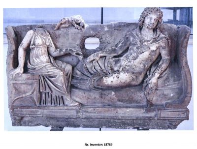 stelă; Banchet funerar