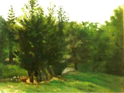 pictură - Andreescu, Ion; Peisaj de pădure