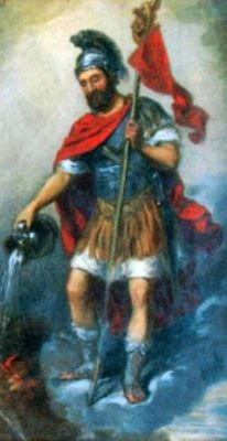 pictură - Barabás, Miklós; Sfântul Florian