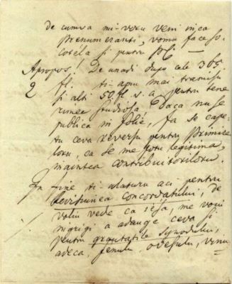 scrisoare - Gregoriu, Mihali; Mihali Gregoriu către Mureșianu Iacob
