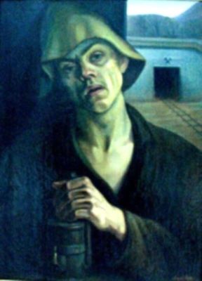 pictură - Zin, Lazăr; Portret de miner