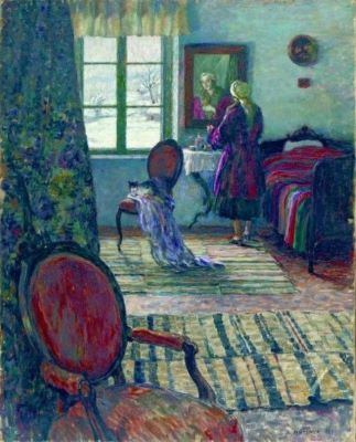 pictură de șevalet - Mützner, Samuel; Interior la Șopârlița