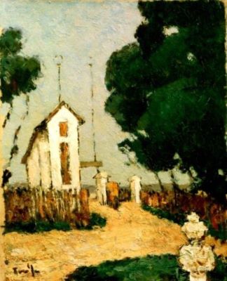 pictură - Tonitza, Nicolae; Poartă brâncovenească