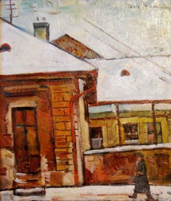 pictură - Marchini, Tasso; Peisaj la Sighet