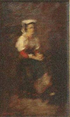 pictură - Grigorescu, Nicolae; Italiancă