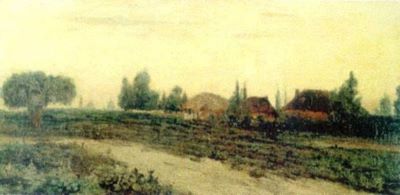 pictură de șevalet - Andreescu, Ion; Drum de țară