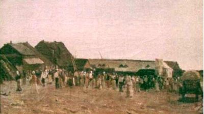 pictură de șevalet - Andreescu, Ion; Târg de Drăgaică