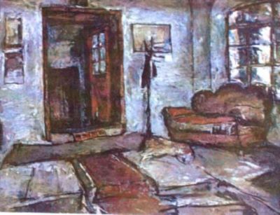 pictură de șevalet - Petrașcu, Gheorghe; Interior la Târgoviște