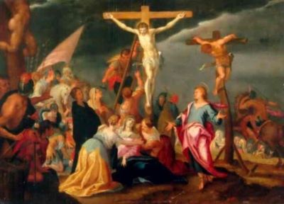 pictură - Aachen, Hans von; Răstignirea lui Iisus
