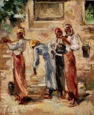 pictură - Iorgulescu-Yor, Petre; Tătăroaice la Balcic