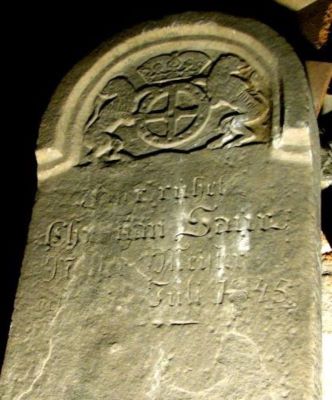 piatră de mormânt; piatra de mormânt a lui Christian Saur