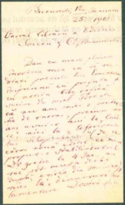 scrisoare - Maiorescu, Titu; Titu Maiorescu își dă acordul pentru reeditarea volumului de poezii al lui Mihai Eminescu