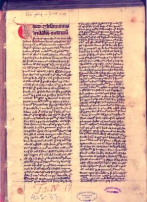 manuscris - Totting de Oytha, Henricus; Quaestiones super quattuor libros sententiarum