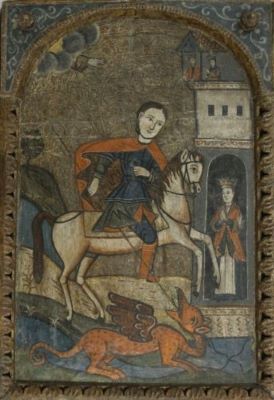 icoană; Sfântul Mare Mucenic Gheorghe