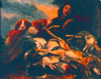 pictură - Jordaens, Jacob; Odihnă după vânătoare