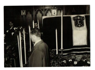 fotografie; Funeraliile compozitorului Enescu, George, organizate la Paris