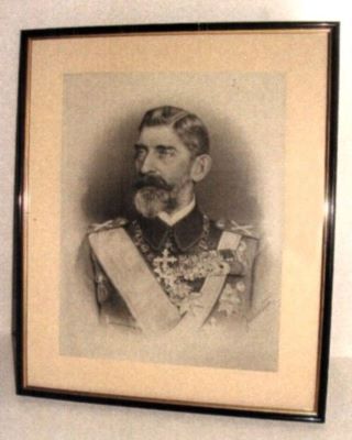 planșă tipografică - Julietta; Regele Ferdinand al României