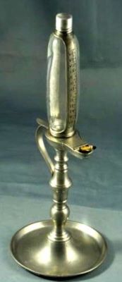 instrument de măsură; lampă cu ulei gradată