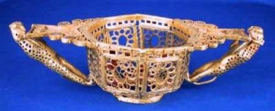 vas octagonal; vas octogonal