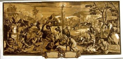 gravură - Jackson, John Baptist; (SC.); Jackson, John Baptist; (DEL.); Robusti, Jacopo zis Tintoretto (PX.); Jackson, John Baptist; (EX.); Răstignirea