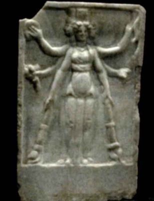 basorelief; Hecate Triformis