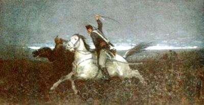 pictură - Grigorescu, Nicolae; Spionul
