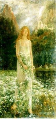 pictură de șevalet - Pallady, Theodor; Ofelia